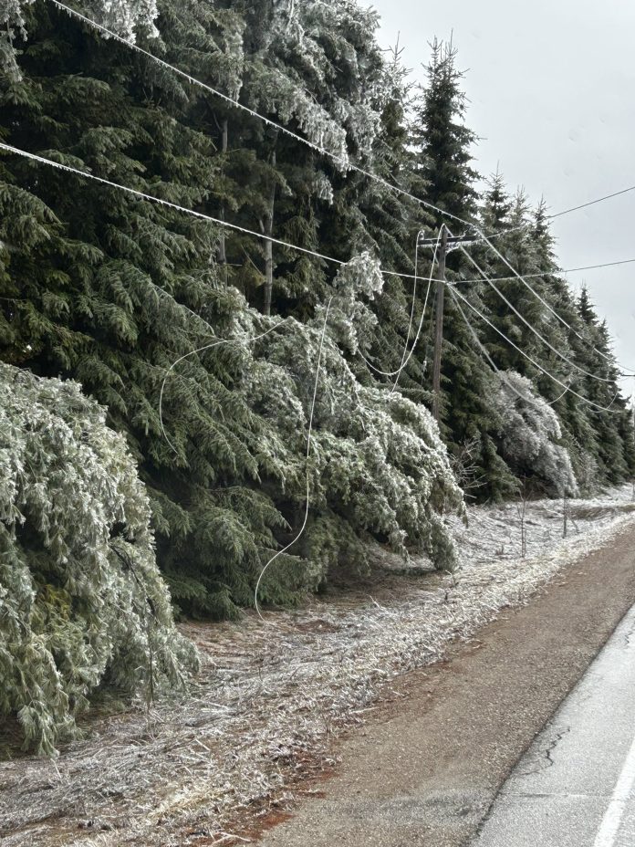oro ice storm