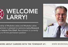 Township Of Muskoka Lakes Welcomes Larry Brassard As Interim Fire Chief