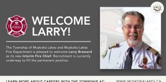 Township Of Muskoka Lakes Welcomes Larry Brassard As Interim Fire Chief
