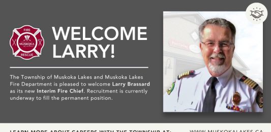 Township Of Muskoka Lakes Welcomes Larry Brassard As Interim Fire Chief