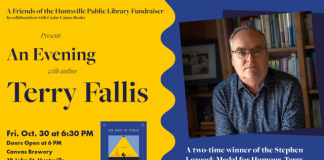 Join Friends Of The Huntsville Library For A Special Evening With Terry Fallis