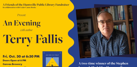 Join Friends Of The Huntsville Library For A Special Evening With Terry Fallis